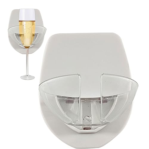 Zonster Weinglashalter Für Bäder Dusche, Bierbadewanne Silikon-getränkehalter Für Entspannung Dusche Gadgets Zonster Weinglashalter Für Bäder Dusche, Bierbadewanne Silikon-getränkehalter Für Entspannung Dusche Gadgets von Zonster