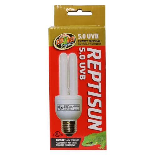 Zoo Med FS-C5ME Repti Sun, 5.0 Mini Compact UVB Lampe für Reptilien, 13 W Zoo Med FS-C5ME Repti Sun, 5.0 Mini Compact UVB Lampe für Reptilien, 13 W von Zoo Med