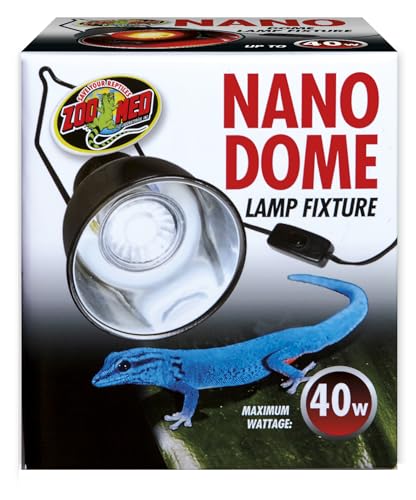 Zoo Med LF-35e Nano Dome Lamp Fixture - Lampenfassung für Nano-Terrarien 40 W E27, 1 Stück (1er Pack) von Zoo Med
