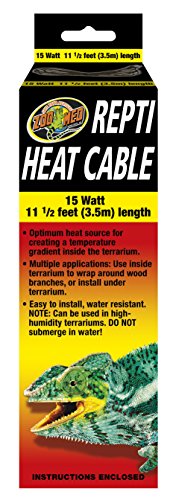 Zoo Med RHC-15E Repti Heat Cable, 15 W, 3.5 m Heizkabel, Wärmequelle im Terrarium Zoo Med RHC-15E Repti Heat Cable, 15 W, 3.5 m Heizkabel, Wärmequelle im Terrarium von Zoo Med