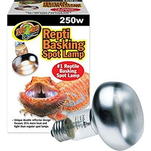 Zoo Med SL-250E Repti Basking Spot Strahler, 250 Watt, für Wärme und Licht im Terrarium von Zoo Med