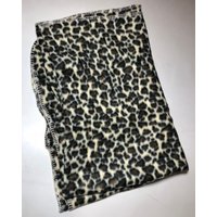 Zoofleece Animal Print Leopard Braun Fleece 42x60" Decke Quilt Überwurf Beste Freundin Geschenk Geburtstag von ZooFleece