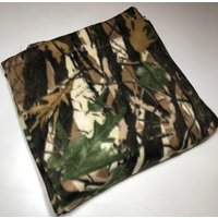 Zoofleece Grün Baum Schnee Weiß Camo Camouflage Jagd Sport Fleece 60x60" Decke Quilt Wurf Beste Freundin Geschenk Geburtstag von ZooFleece