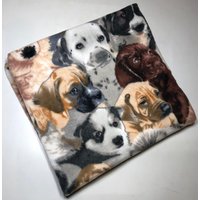 Zoofleece Hunde Welpe Hund Fleece 60x60" Decke Quilt Behaglich Beste Freundin Geschenk Geburtstag von ZooFleece