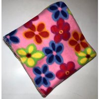 Zoofleece Rosa Blumen Schöne Blume Mädchen Decke Quilt Behaglich Geschenk Geburtstag 42x60" von ZooFleece