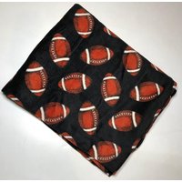 Zoofleece Schwarz Fußball Nfl Polarfleece Decke Quilt Behaglich Beste Freundin Geschenk Geburtstag 42x60" von ZooFleece