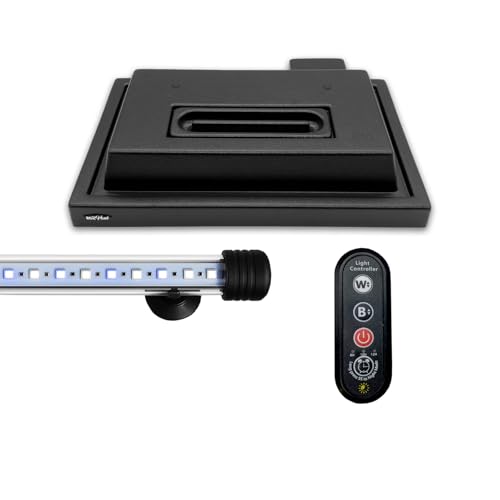 ZooPaul DayNight LED Aquarium Abdeckung 40x25cm Tageslicht Nachtlicht Terrarium Beleuchtung Timer Dimmer von ZooPaul