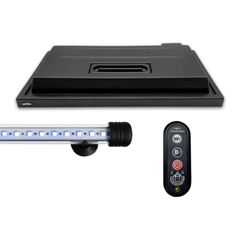 ZooPaul DayNight LED Aquarium Abdeckung 60x30cm Tageslicht Nachtlicht Terrarium Beleuchtung Timer Dimmer von ZooPaul