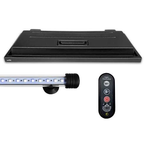 ZooPaul DayNight LED Aquarium Abdeckung 80x30cm Tageslicht Nachtlicht Terrarium Beleuchtung Timer Dimmer von ZooPaul