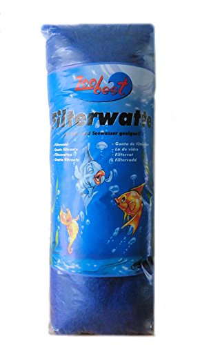 Zoobest Teichfilterwatte blau grob 500g Pack von Zoobest