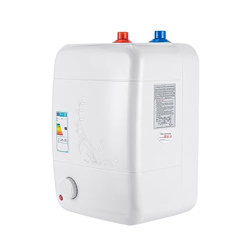 8L Elektrischer Durchlauferhitzer, 220 V, 1,5 kW, drucklos, elektrischer Wandwasserbereiter mit heißem Wasser bis 75 °C, für Waschbecken, Badezimmer, Küchenspülen von Zoobotanica