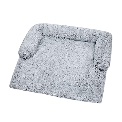 Zoomlie Weiches PlüschHundematte, Sofa, beruhigendes Hundebett, ultraweiches Fell, Haustierbetten, weich, waschbar, Polsterdecke, Kissen, Möbelbezug, Schutz, Haustierbett für Hunde und Katzen (S, von Zoomlie