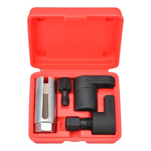 Zoomtools 5 TLG Lambdasonden Schlüssel Nüsse Set,O2 Sauerstoffsensor Steckschlüsselsatz,1/2" 3/8" Antrieb 7/8" 22mm Lambdasonde Nuss Werkzeug von Zoomtools