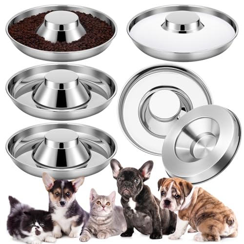 Zopeal Futternapf aus Edelstahl, für Welpen, 34 cm, für mehrere Entwöhnungen, kleine Hunde und Katzen, zylinderförmig, 6 Stück Zopeal Futternapf aus Edelstahl, für Welpen, 34 cm, für mehrere Entwöhnungen, kleine Hunde und Katzen, zylinderförmig, 6 Stück von Zopeal