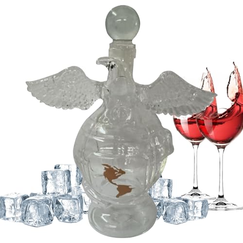 Dekanter Für Alkohol | Form Spirituosen Flasche,Dekorative Whiskey Karaffe Für Sammlung Männer Frauen Party Wohnzimmer Studierzimmer Vitrine Freundestreffen von Zopoee