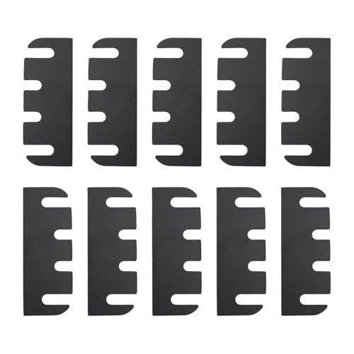 Türdichtung | 10 Stück Dichtungsset Für Türbänder Einfache Montage | Reparatur Zubehör Justierung für Schrank Tor Heimwerker Garage Schlafzimmer Möbel Wohnzimmer von Zopoee
