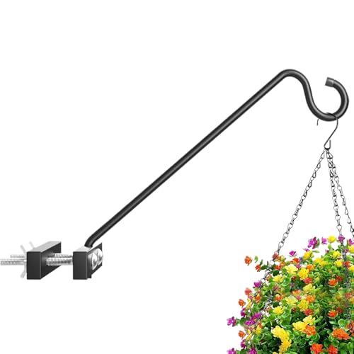 Vogelfutterstation Halter, Aufhänger Für Vogelfutterspender An Balkon, Hochleistungsdeck -Haken Windfeste Vogelfutter- Und Blumenkastenhalter Für Balkonzaun von Zopoee