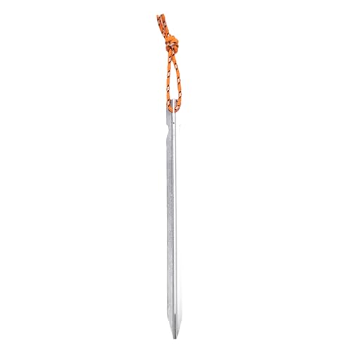 Zeltheringe Aus Aluminium, 4 Pc Robuste Zeltheringe Für Camping, Heringe Erdnägel Stabil Mit Transporttasche/Reflektierende Seil Für Outdoor-Camping, Reisen, Wandern, Robust von Zopoee