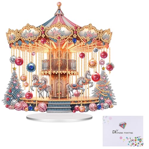 ZoraYorce 2D Flachdruck Weihnachtsfleisch Karussell DIY Tisch Malerei Ornament Kit ZoraYorce 2D Flachdruck Weihnachtsfleisch Karussell DIY Tisch Malerei Ornament Kit von ZoraYorce