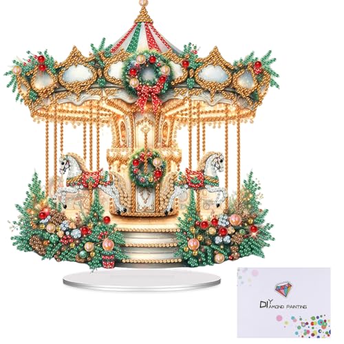 ZoraYorce 2D Flachdruck Weihnachtsfleisch Karussell DIY Tisch-Malerei Ornament Kit ZoraYorce 2D Flachdruck Weihnachtsfleisch Karussell DIY Tisch-Malerei Ornament Kit von ZoraYorce