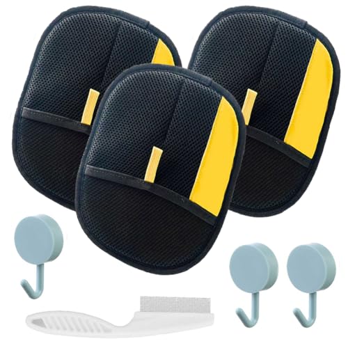 ZoraYorce 3PCS PETTE HAARTREISCHE Gloves PETTE -Pflegehandschuhe für Hundekatzen (Set 3) von ZoraYorce