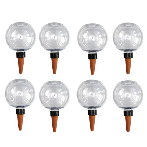 ZoraYorce 500 ml Selbstwässerungskugeln Automatische Pflanzenwasserer für Topfpflanzen (8pcs) von ZoraYorce