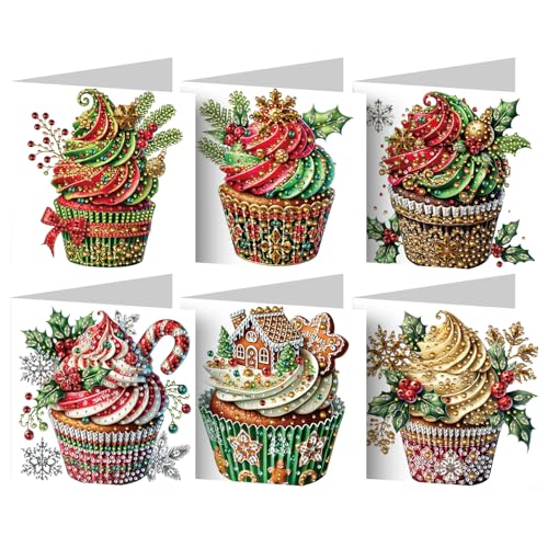 ZoraYorce 6PCS DIY Art Grußkarten Weihnachten Glückwunsch Karten & Geschenke ZoraYorce 6PCS DIY Art Grußkarten Weihnachten Glückwunsch Karten & Geschenke von ZoraYorce