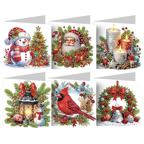 ZoraYorce 6PCS DIY Art Grußkarten Weihnachten Glückwunsch Karten & Geschenke ZoraYorce 6PCS DIY Art Grußkarten Weihnachten Glückwunsch Karten & Geschenke von ZoraYorce