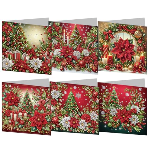 ZoraYorce 6PCS DIY Art Grußkarten Weihnachten Glückwunsch Karten & Geschenke ZoraYorce 6PCS DIY Art Grußkarten Weihnachten Glückwunsch Karten & Geschenke von ZoraYorce