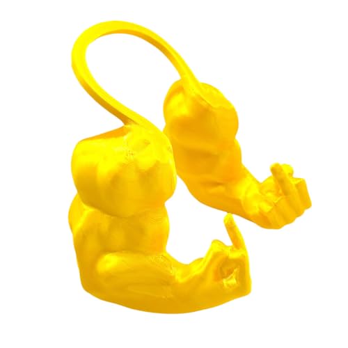 ZoraYorce Cat Muscle Arm 3D Gedruckter Halsarm mit Muskel -Hausplay -Kostüm (Gold L) von ZoraYorce