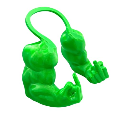 ZoraYorce Cat Muscle Arm 3D Gedruckter Halsarm mit Muskel -Pet -Cosplay -Kostüm (Grün) von ZoraYorce