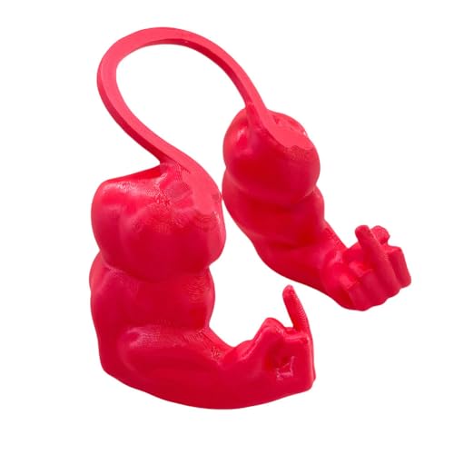 ZoraYorce Cat Muscle Arm 3D Gedruckter Halsarm mit Muskel -Pet -Cosplay -Kostüm (rot L) von ZoraYorce