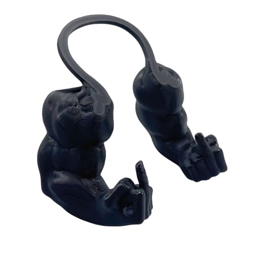 ZoraYorce Katzenmuskelarm 3D -Gedruckter Halsarm mit Muskel -Hausplay -Kostüm (schwarz L) von ZoraYorce