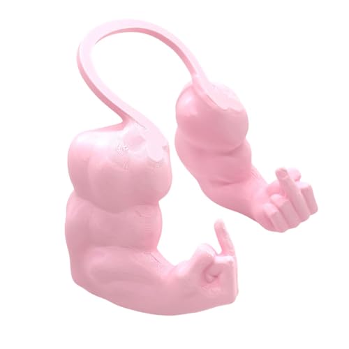 ZoraYorce Katzenmuskelarm 3D -Gedruckter Nackenarm mit Muskel -Hausplay -Kostüm (Pink L) von ZoraYorce