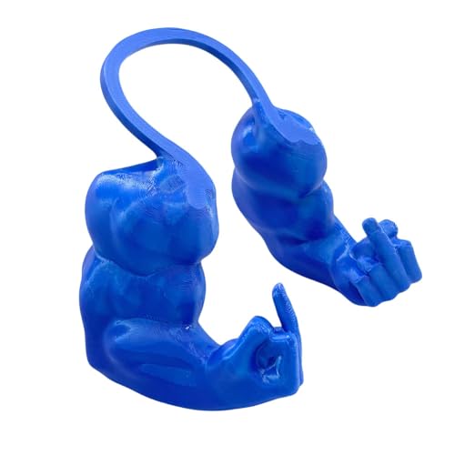 ZoraYorce Katzenmuskelarm 3D -Gedruckter Nackenarm mit Muskel -Pet -Cosplay -Kostüm (Dunkelblau L) von ZoraYorce