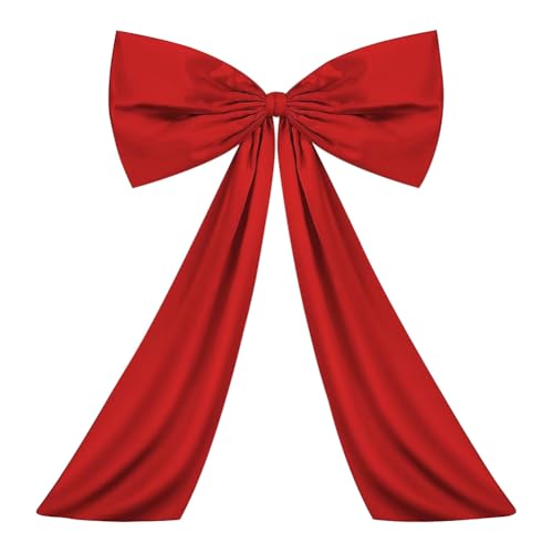 ZoraYorce Large Decor Satin Ribbon Riese Hängende Bowknot Party Wanddekoration (rot) von ZoraYorce