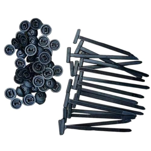 ZoraYorce Nylon Heavy Duty Reißverschluss Universal Kabelbinder - Schnalle für Innen & Außen (20 Stk.) von ZoraYorce