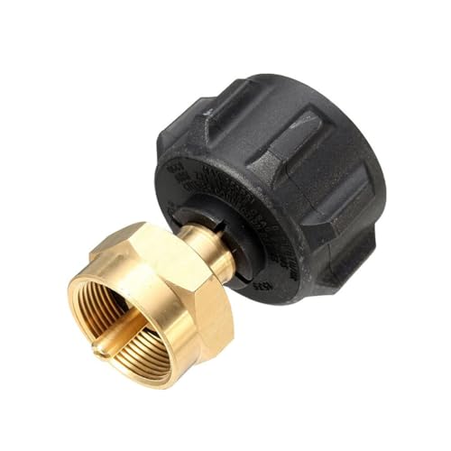 ZoraYorce PROPAN Nachfülladapter Messing Propan Flaschenfülleradapter Universal Gastankwandleranschluss für Outdoor Grill BBQ von ZoraYorce