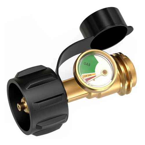 ZoraYorce PROPAN -Tankmessstufe Indikator Farb codiertes universelles Propanmessgerät präziser Gasdruckmesser Messinggasmesser für Gaszylinder Campingofen ZoraYorce PROPAN -Tankmessstufe Indikator Farb codiertes universelles Propanmessgerät präziser Gasdruckmesser Messinggasmesser für Gaszylinder Campingofen von ZoraYorce