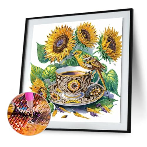 ZoraYorce Sunflower 5d DIY Partial Special Fored Drill Malerei Kit 30x30 cm von ZoraYorce