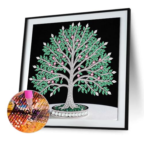 ZoraYorce Tree 5d DIY Partial Special geformtes Bohrer Diamant Malerei Kit Dekoration 30x30 cm von ZoraYorce