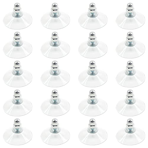 Zorfeter 20 Stück M6 Gewinde-Saugnapf mit Schraube, 44 mm Durchmesser, transparent, starker Saugnapf mit Kappe Zorfeter 20 Stück M6 Gewinde-Saugnapf mit Schraube, 44 mm Durchmesser, transparent, starker Saugnapf mit Kappe von Zorfeter