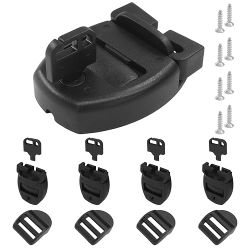 Zorfeter 4 Sets Spa-Whirlpool-Abdeck-Clips, Verriegelungsersatz-Set, Clip-Verschlüsse, Hardware-Zubehör, Reparatur-Set für Spa-Abdeckgurte/Whirlpool-Besitzer von Zorfeter