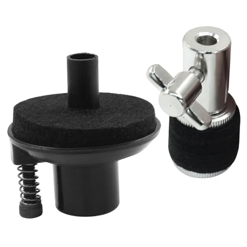 Zorfeter Hi-Hat Kupplungs- und Sitzhalter-Set, 19 mm, Ersatzteile, Zubehör für Jazz Drum-Kit, kompatibel mit den meisten Standard-Hi-Hat-Ständern, 2 Stück von Zorfeter