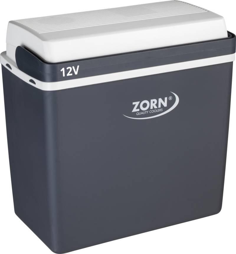 Zorn Kühlbox elektrische ZA24 12V Anschluss Auto & Caravan grau/weiß  21,9 L von Zorn