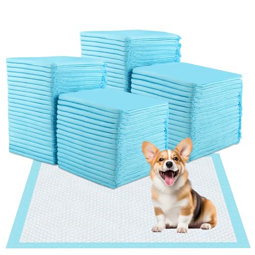 Zosenyer 100 Stück PIPI Matten für Hunde und Welpen, 60 × 60cm Trainingspads, Wickelunterlagen Baby Geeignet Pinkelmatte Training, Auslaufsicheres 6-Lagiges Design, Sehr Schnelle Absorption von Zosenyer