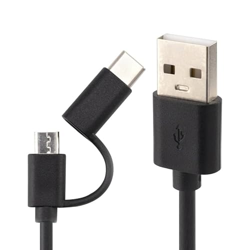 2IN1 USB zu Micro-USB & USB-C Ladekabel kompatibel mit allen Amazon Kindle Fire HD 6/7/8/10, Kids E-Reader, Oasis Paperwhite, Fire TV Stick, iPhone 16/15 Pro Max, Google, Samsung, Sony und mehr 2IN1 USB zu Micro-USB & USB-C Ladekabel kompatibel mit allen Amazon Kindle Fire HD 6/7/8/10, Kids E-Reader, Oasis Paperwhite, Fire TV Stick, iPhone 16/15 Pro Max, Google, Samsung, Sony und mehr von Zosvoses