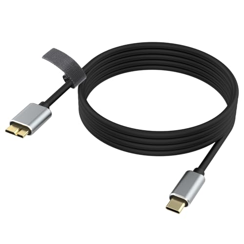 USB-C auf USB 3.0 Micro-B Kabel kompatibel mit Nikon D850, D5, D500, D810, D810A, Fujifilm X-H1, X-T2, GFX50S, Canon EOS 5D Mark IV, 1D X Mark II, Panasonic Lumix G9 Kamera, iPhone 15, MacBook Pro USB-C auf USB 3.0 Micro-B Kabel kompatibel mit Nikon D850, D5, D500, D810, D810A, Fujifilm X-H1, X-T2, GFX50S, Canon EOS 5D Mark IV, 1D X Mark II, Panasonic Lumix G9 Kamera, iPhone 15, MacBook Pro von Zosvoses