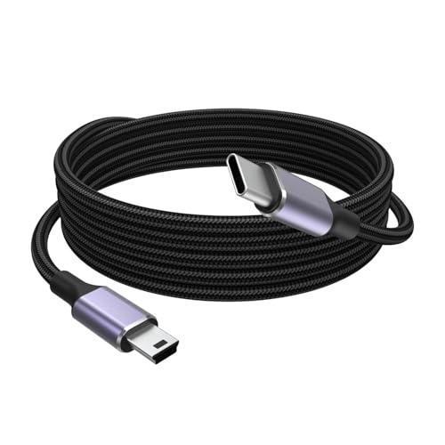 USB Typ C Mikrofon Kabel kompatibel mit Blue Yeti Black Out, Blue Snowball iCE, HyperX Quadcas USB Mikrofon Mini B Ladekabel für PC, Laptop, iPhone 15 16, Smartphone, MacBook, USB C auf Mini USB Kabel USB Typ C Mikrofon Kabel kompatibel mit Blue Yeti Black Out, Blue Snowball iCE, HyperX Quadcas USB Mikrofon Mini B Ladekabel für PC, Laptop, iPhone 15 16, Smartphone, MacBook, USB C auf Mini USB Kabel von Zosvoses