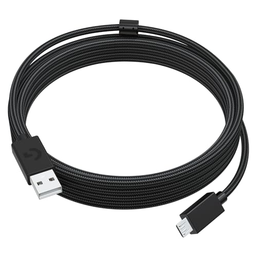 Zosvoses Micro USB Ladekabel Geflochten kompatibel mit Logitech G635 G935 G633 G933 G633 G430 Pro Gaming-Headsets, Logitech G502 G633 G633s Lightspeed Wireless Gaming-Maus, G915 G913 RGB TKL Tastatur von Zosvoses